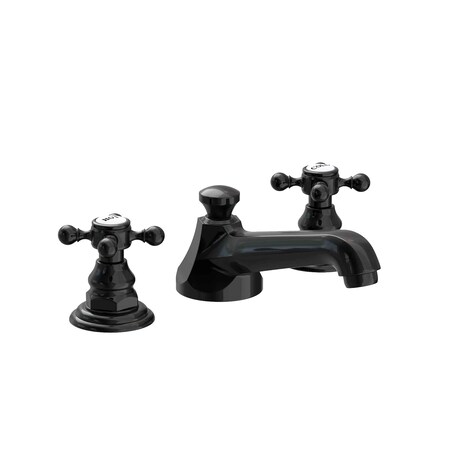 Newport Brass Widespread Lavatory Faucet in Gloss Black 920/54